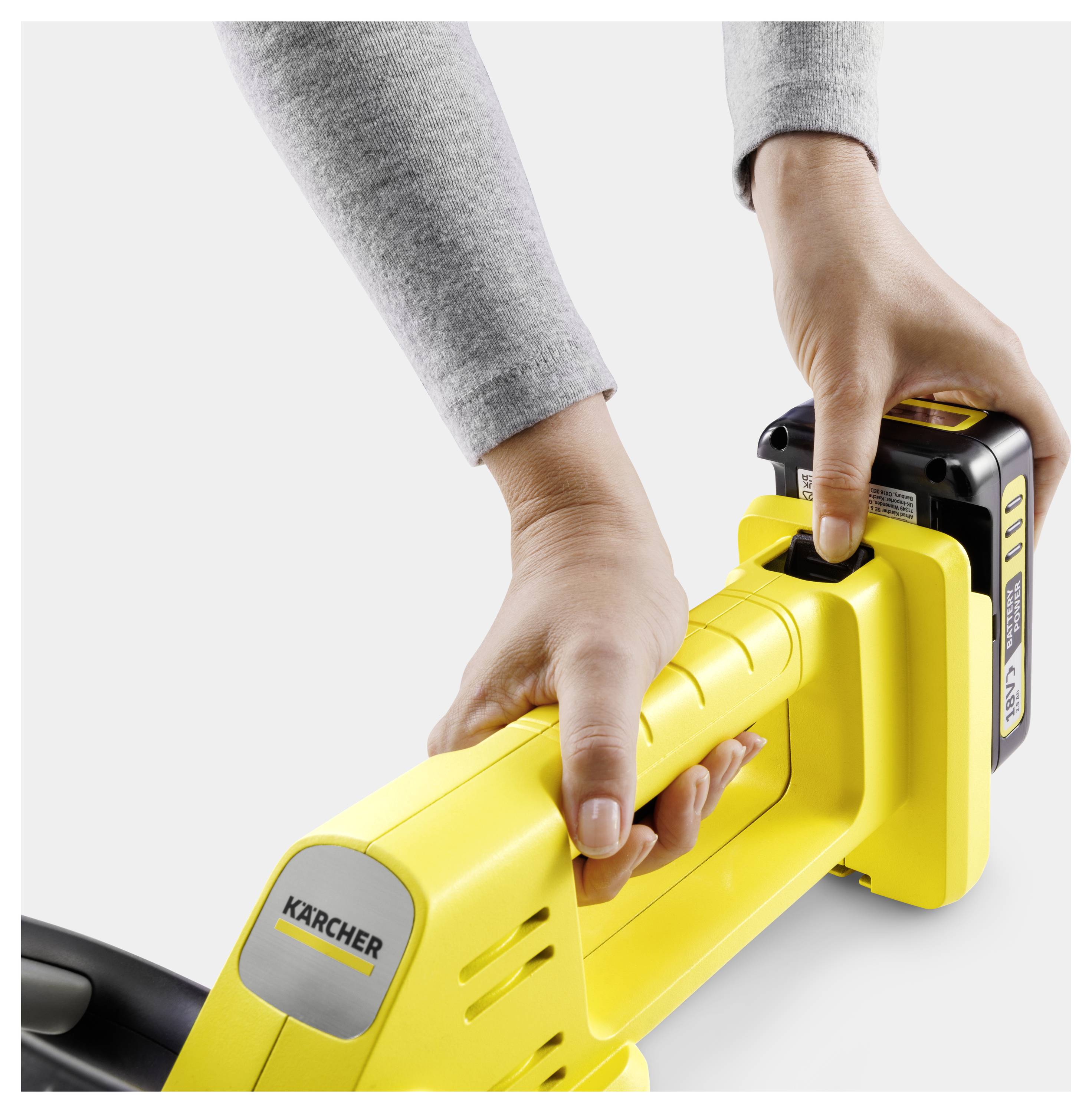 Kärcher Home & Garden HGE 2-18 Battery Set akumulátor Aku nůžky na živý plot + akumulátor, vč. nabíječky 18 V Li-Ion 450-1