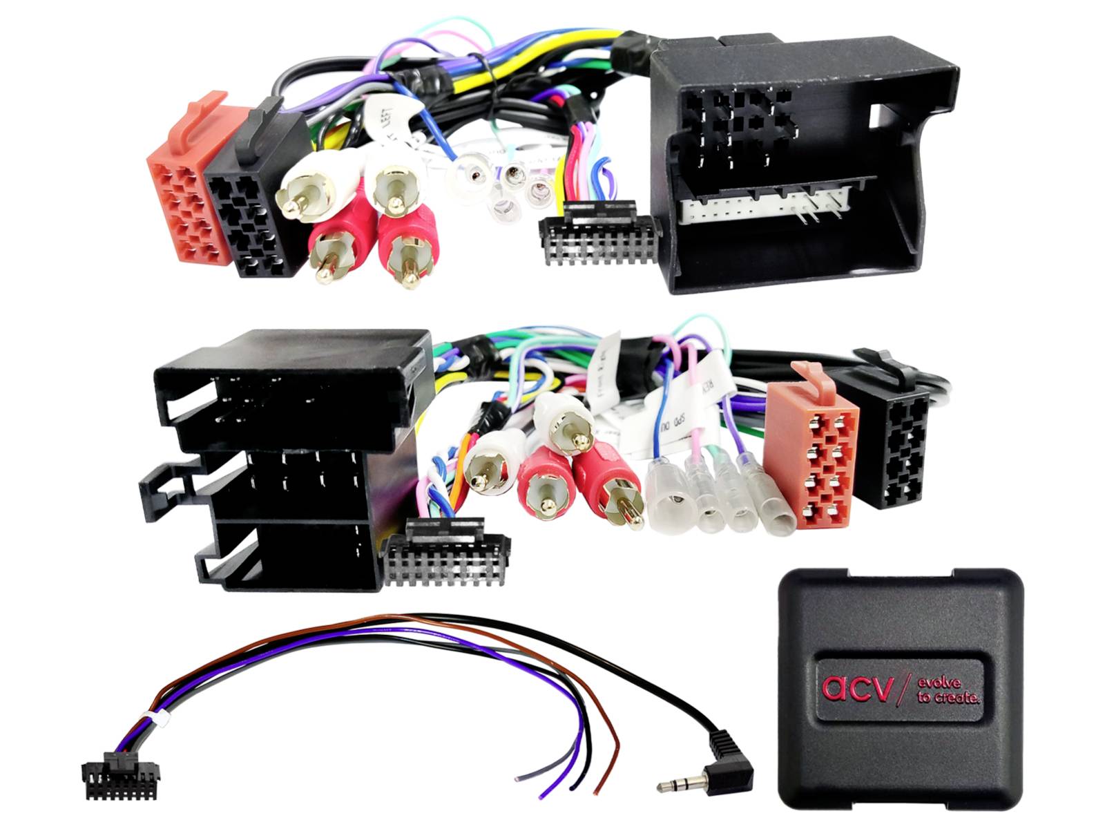 ACV ISO adaptérový kabel pro autorádio Vhodné pro značku auta: Audi-0