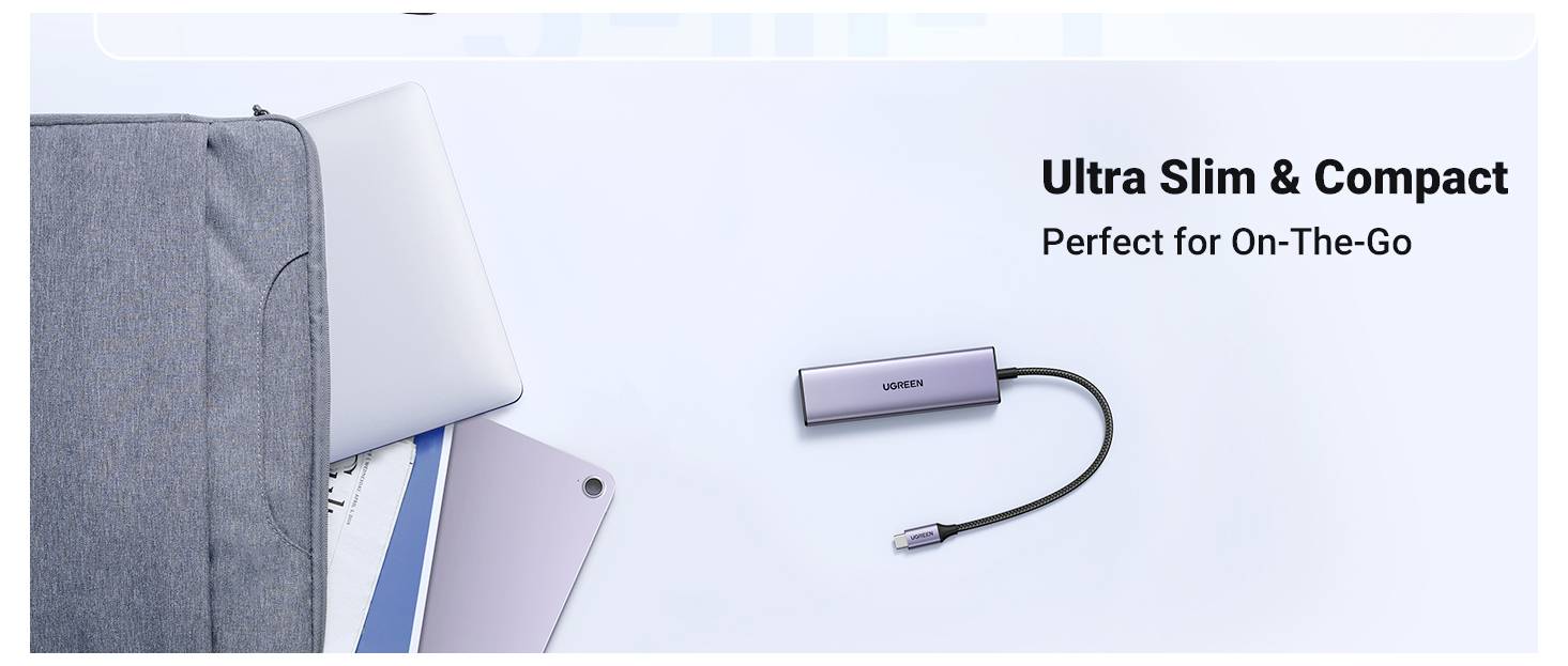 UGREEN USB-C® dokovací stanice CM511 6-in-1 USB-C Hub Vhodné pro značky (dokovací stanice pro notebook): univerzální vč.-6
