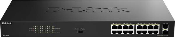 D-Link DGS-1018P/E DGS-1018P/E síťový switch  1 GBit/s funkce PoE