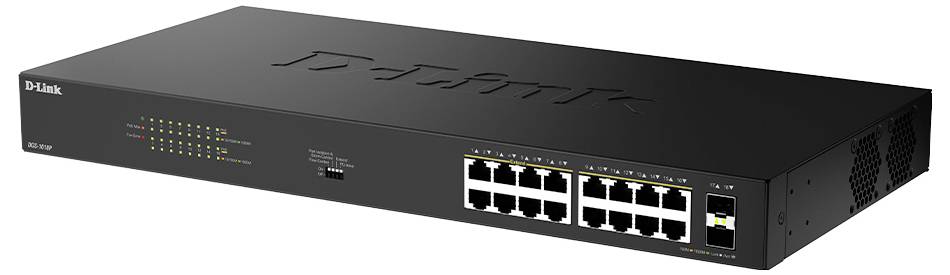 D-Link DGS-1018P/E DGS-1018P/E síťový switch 1 GBit/s funkce PoE-3