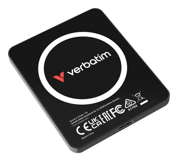 Verbatim  1 TB, externí SSD disk, černá