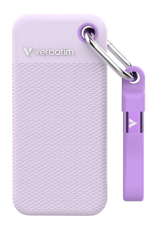Verbatim Pocket 1 TB, externí SSD disk, fialová-0