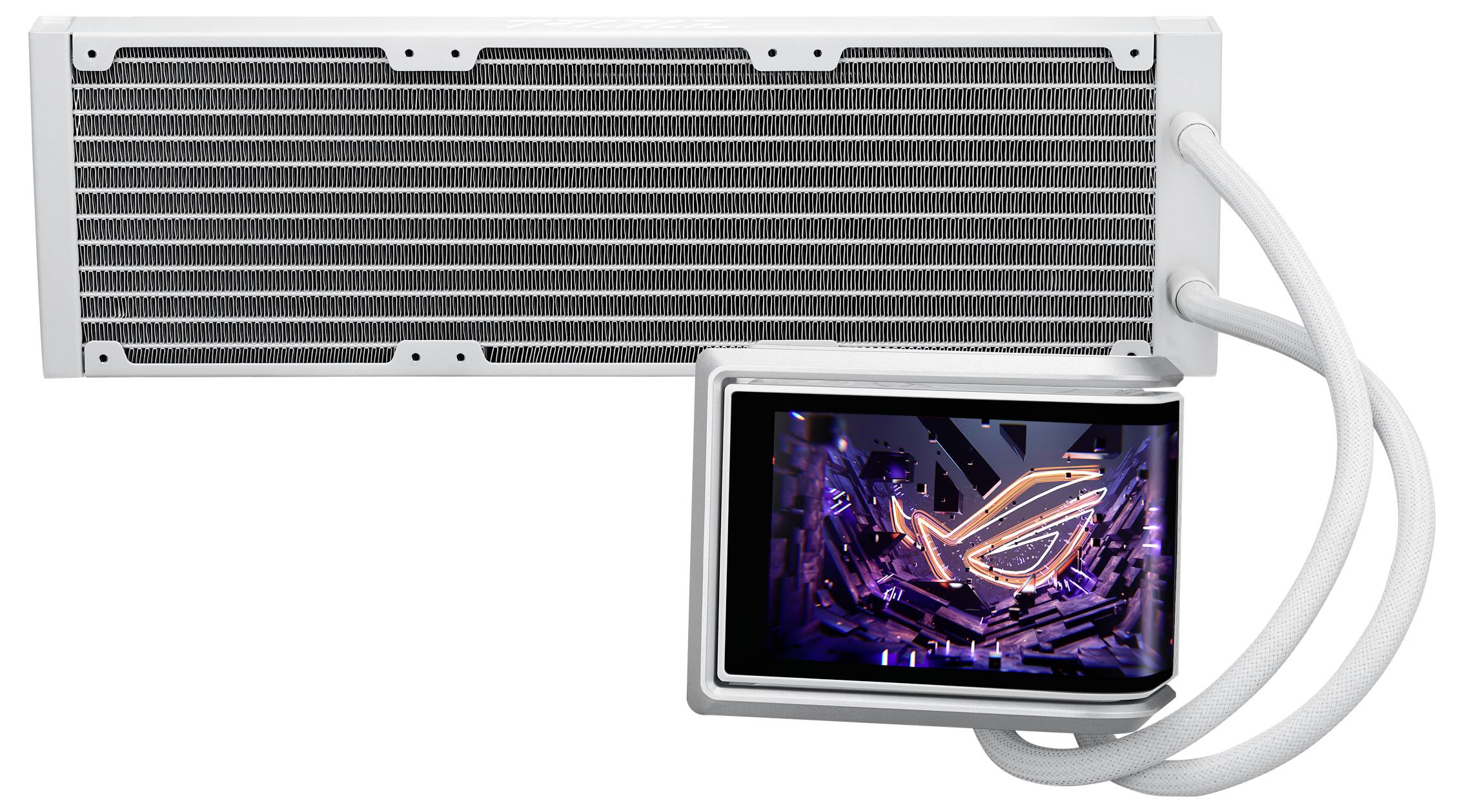 Asus Asus WAK ROG RYUO IV 360 ARGB WHT vodní chladič čipů-6