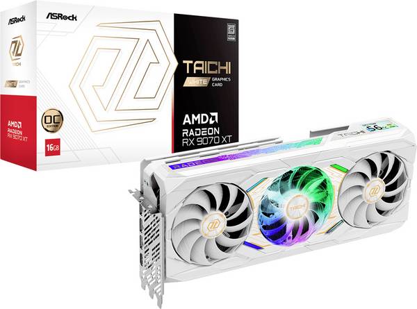 ASRock grafická karta AMD Radeon RX 9070XT AMD Radeon RX 9070XT  16 GB GDDR6-RAM