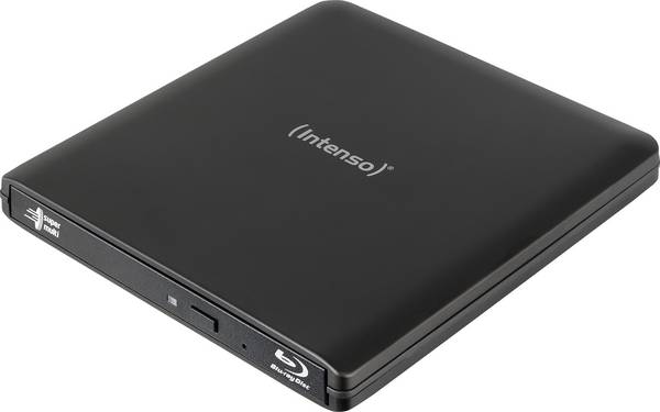 Intenso EOD 500BD Slim externí Blu-ray vypalovačka  Retail microUSB 3.0 černá