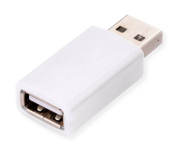 Value USB datový blokátor USB Typ A Data Blocker Adapter bílá pro bezpečné nabíjení přes USB 11.99.8332-0