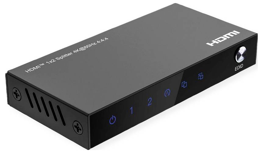 Value 14.99.3583 1 + 2 porty HDMI rozbočovač černá-0