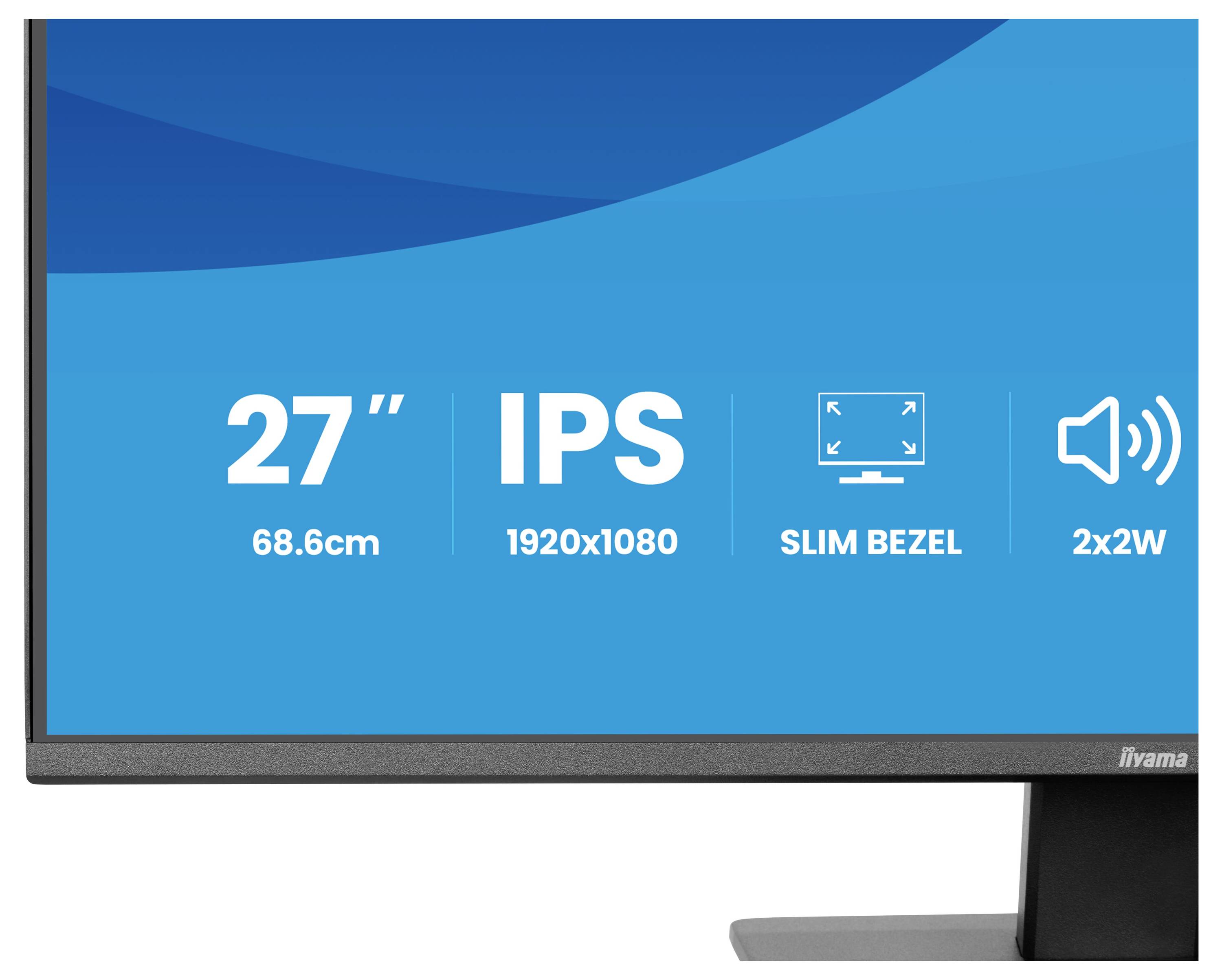 Iiyama ProLite LED monitor 68.6 cm (27 palec)1920 x 1080 Pixel, 16:9, 1 ms, IPS LED-10