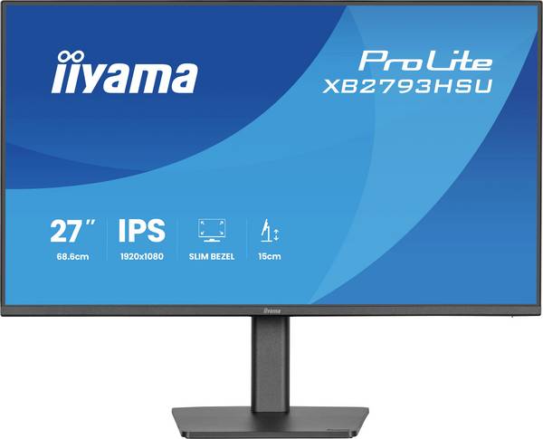 Iiyama ProLite LED monitor 68.6 cm (27 palec)1920 x 1080 Pixel, 16:9, 1 ms, IPS LED