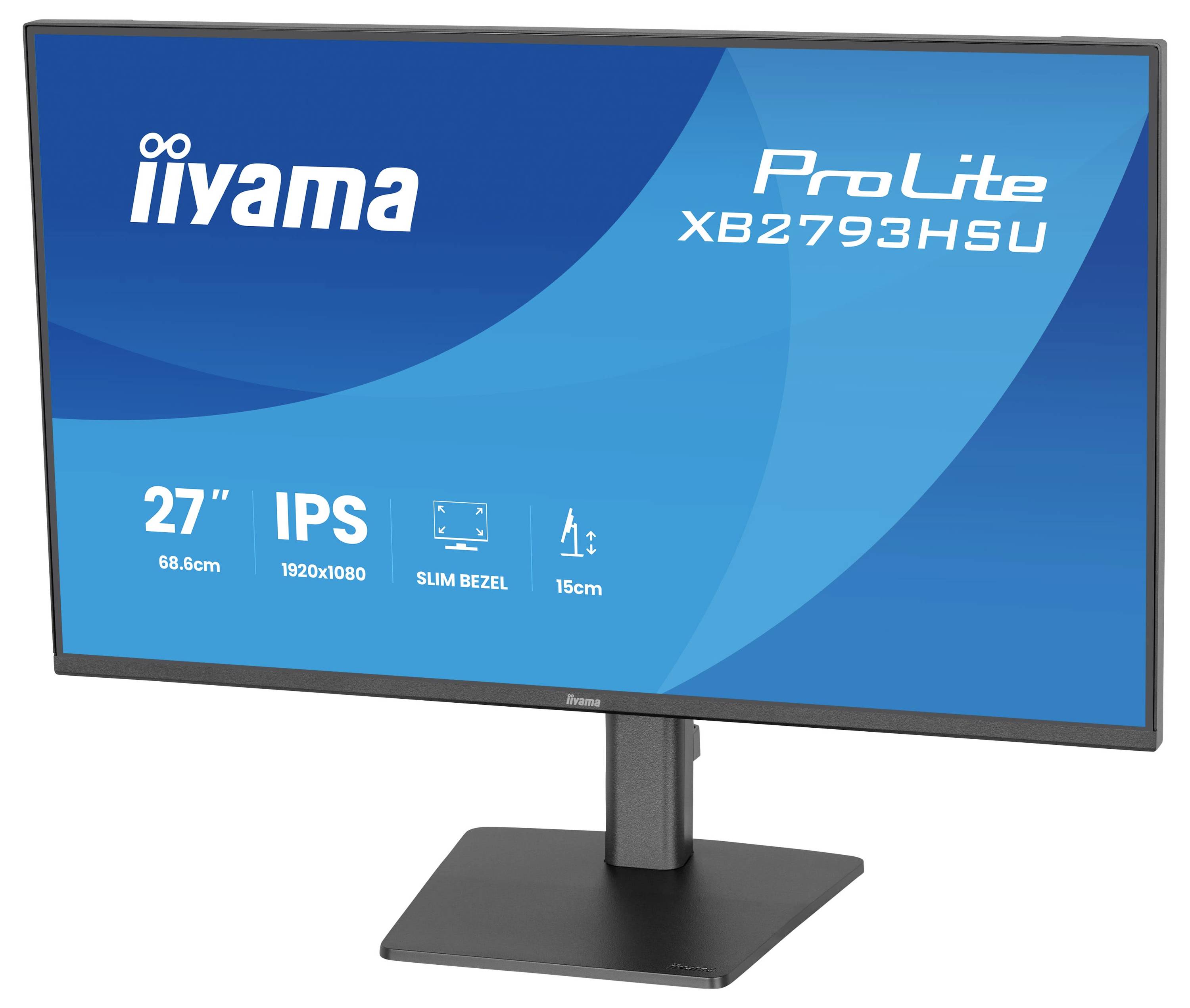 Iiyama ProLite LED monitor 68.6 cm (27 palec)1920 x 1080 Pixel, 16:9, 1 ms, IPS LED-6