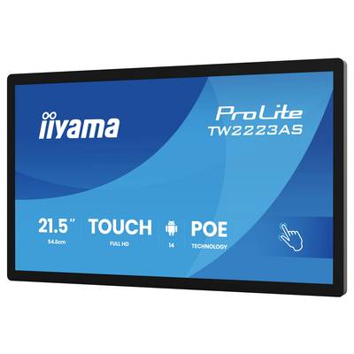 'iiyama ProLite TW2223AS dotykový monitor; 21,5 palce; Full HD; Android; technologie POE.'