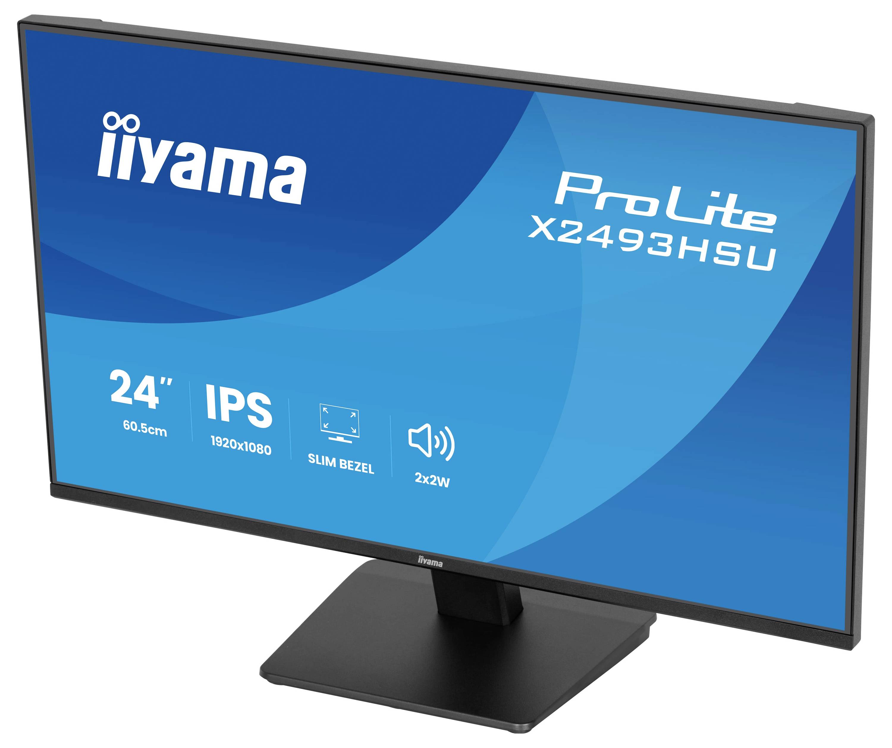 Iiyama ProLite LED monitor 60.5 cm (23.8 palec)1920 x 1080 Pixel, 16:9, 1 ms, IPS LED-8