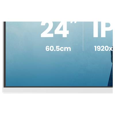 '24", 60,5cm, 1920x' zobrazeno v bílém textu na modrém gradientním pozadí, pravděpodobně součást reklamy na monitor nebo obrazovku.