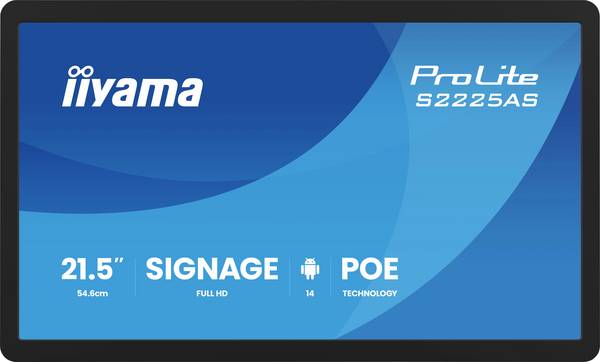 Iiyama ProLite displej Digital Signage  54.6 cm 21.5 palec 1920 x 1080 Pixel 24/7