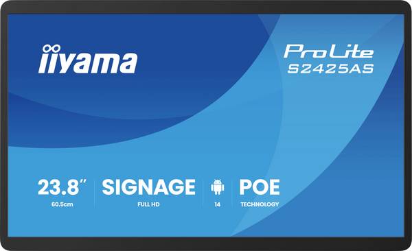 Iiyama ProLite displej Digital Signage  60.5 cm 23.8 palec 1920 x 1080 Pixel 24/7