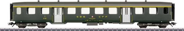 Märklin 043363 H0 lehká ocelí H0. 1.tř. SBB