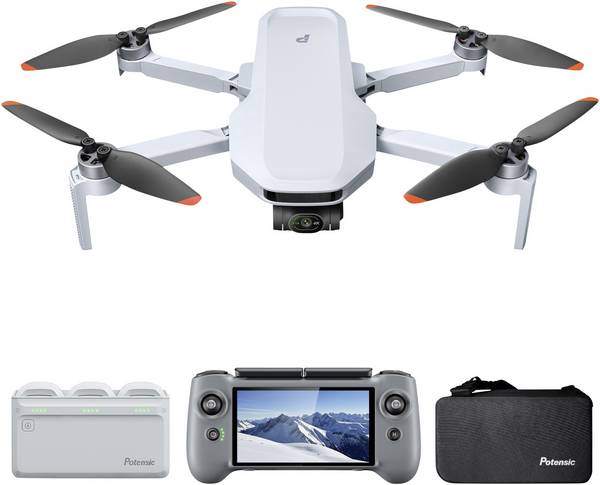 Potensic ATOM 2 Fly More Combo (RC PTD 1)  dron RtF s kamerou, GPS šedá