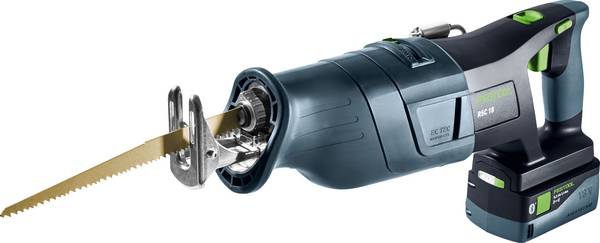 Festool RSC 18 5,0 EB-Plus akumulátorová šavlová pila, 18 V, 5 Ah, 576948