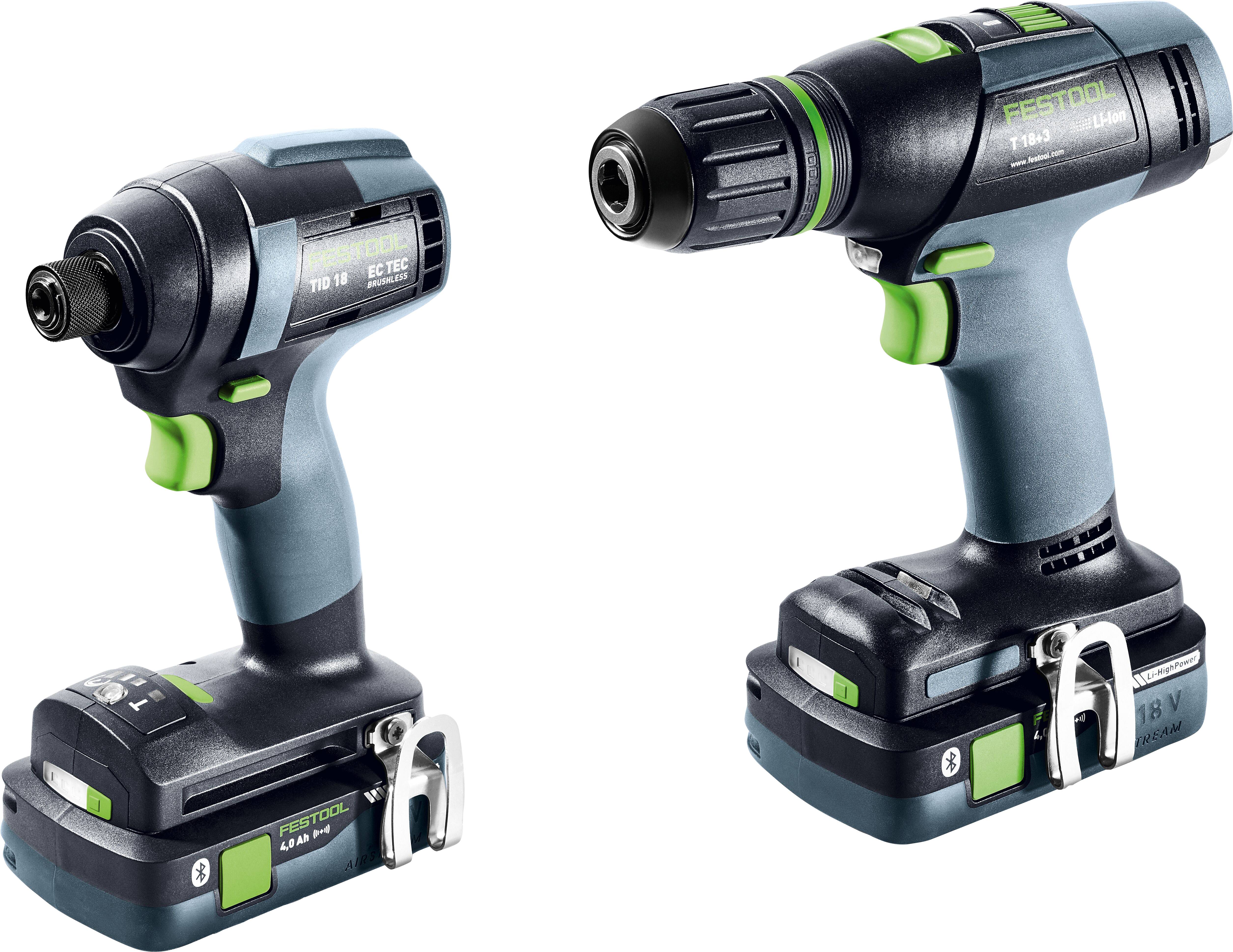 Festool TID 18 HPC 4,0 I-Set T18 Sada šroubováků a vrtáků, 18 V, 4 Ah 577244-0