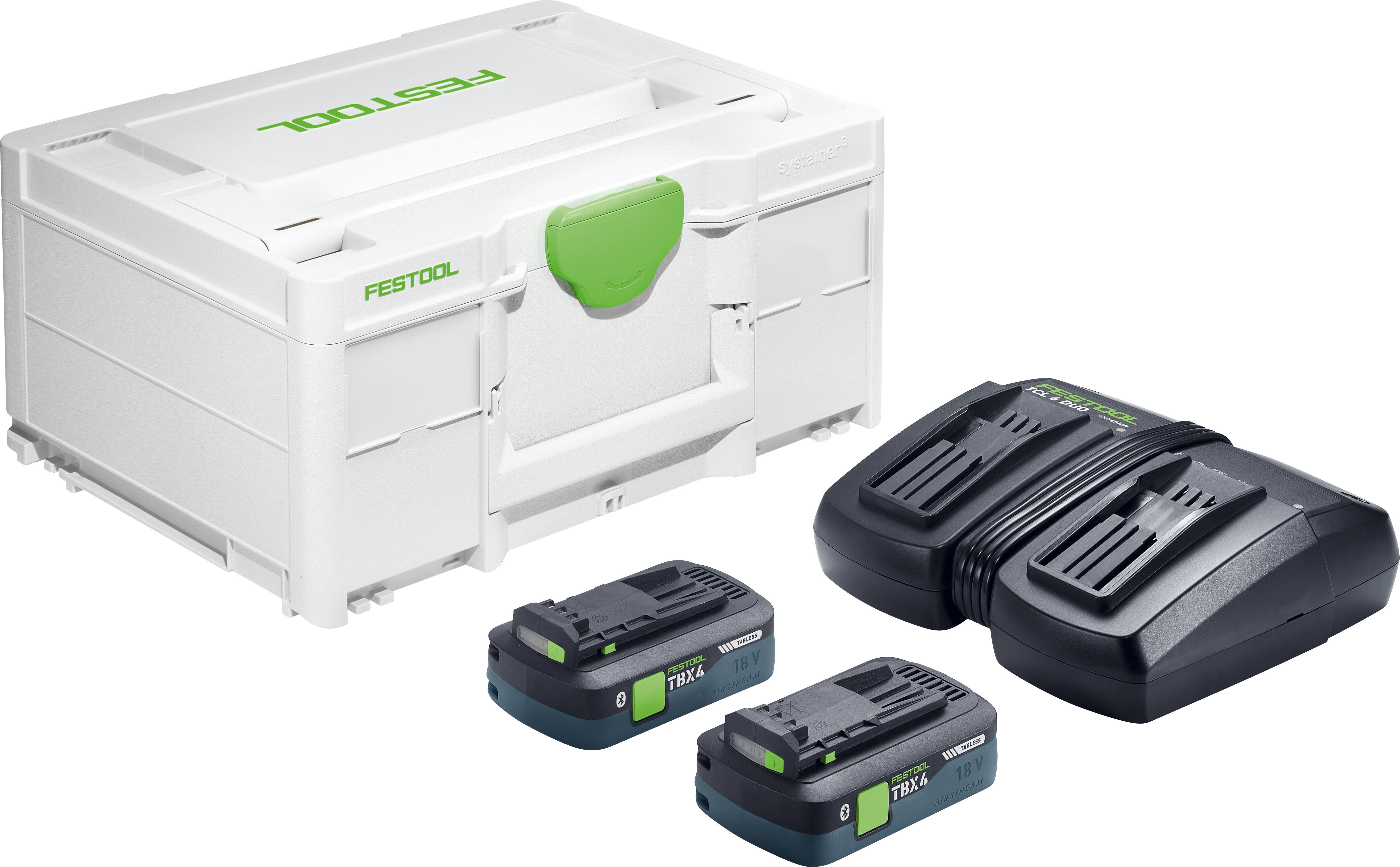 Festool SYS 18V 2xTBX4/TCL6DUO 578819 vč. 2x aku-0