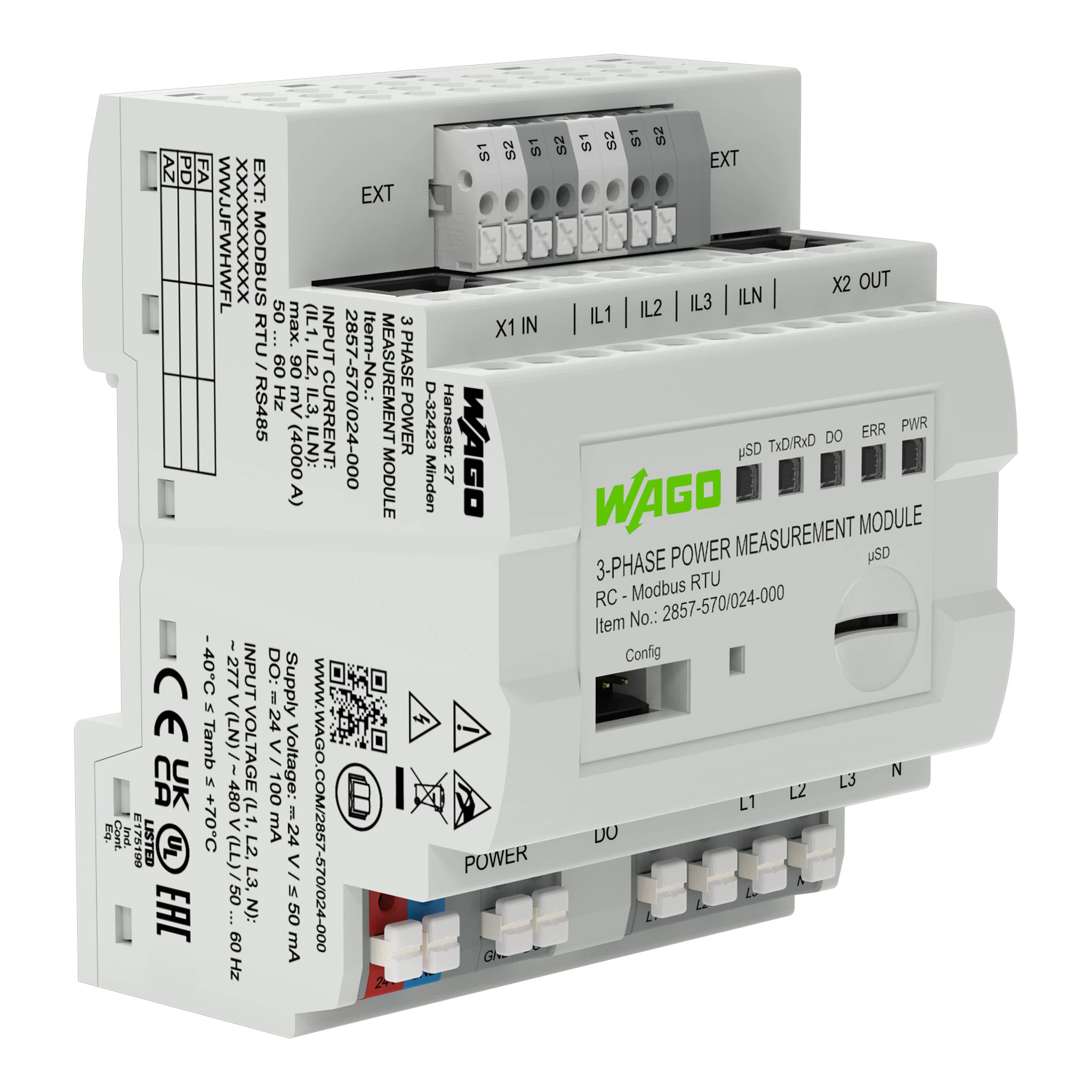 WAGO 2857-570/024-000 měřicí transformátor 1 ks-0
