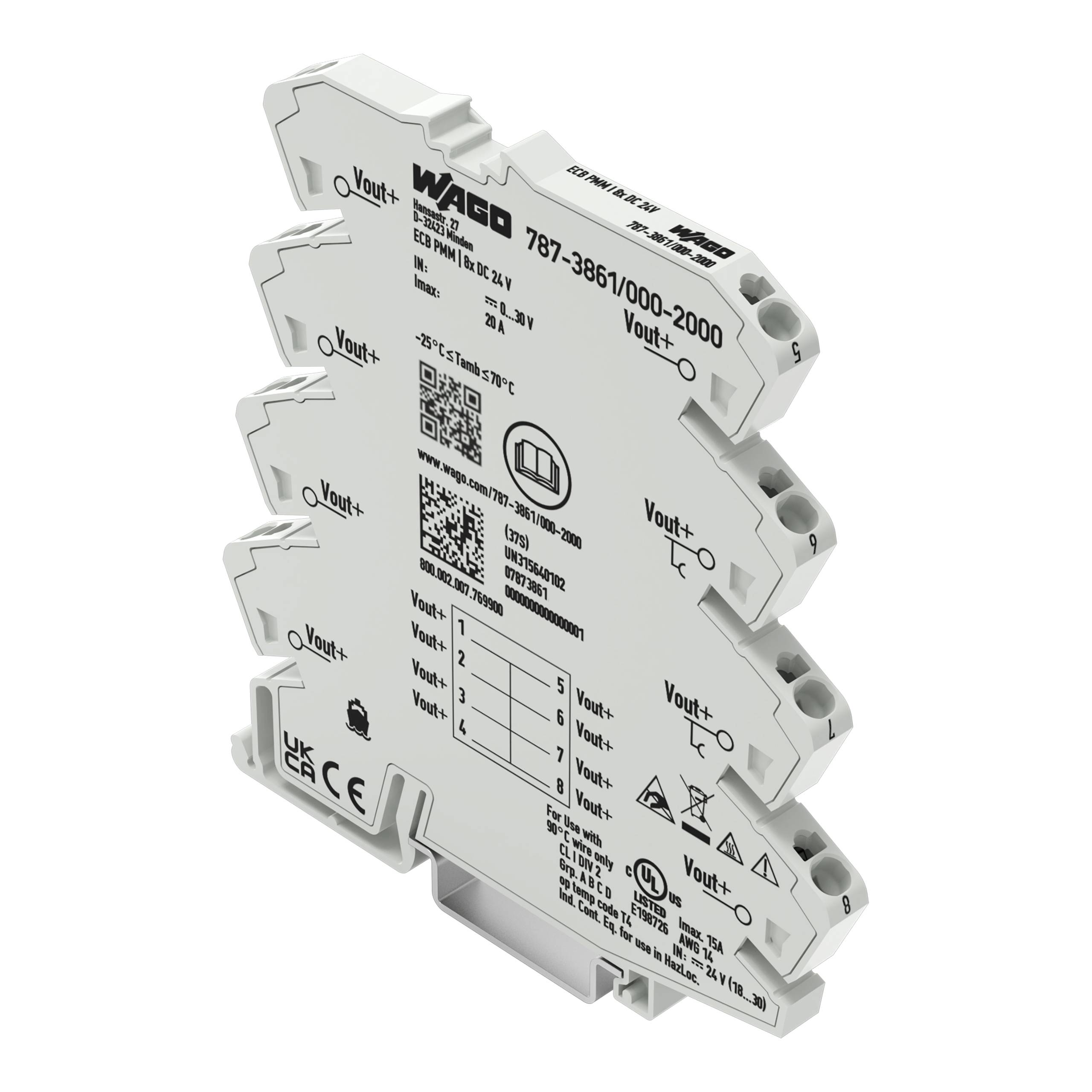 WAGO 787-3861/000-2000 Modul rozdělovače potenciálu 1 ks-0