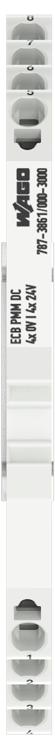 Věžová reproduktor se štíhlým bílým designem, s více kruhovými mřížkami reproduktoru, dotykový ovládací panel a porty pro připojení.