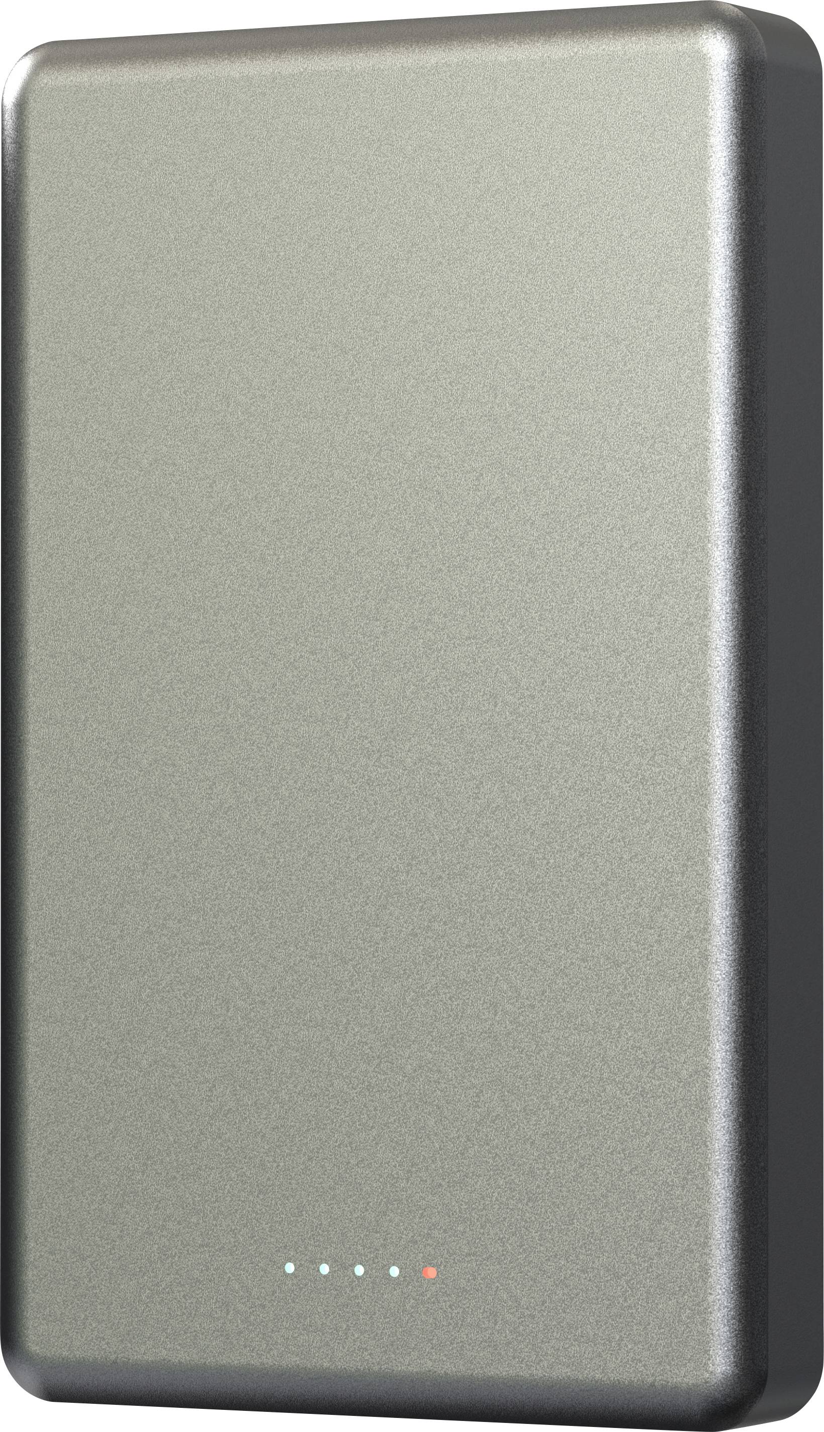 Denver PQCW-10010 Bezdrátová powerbanka Li-Ion, 10000 mAh, Rychlé nabíjení, USB-C®, černá, Indikátor stavu