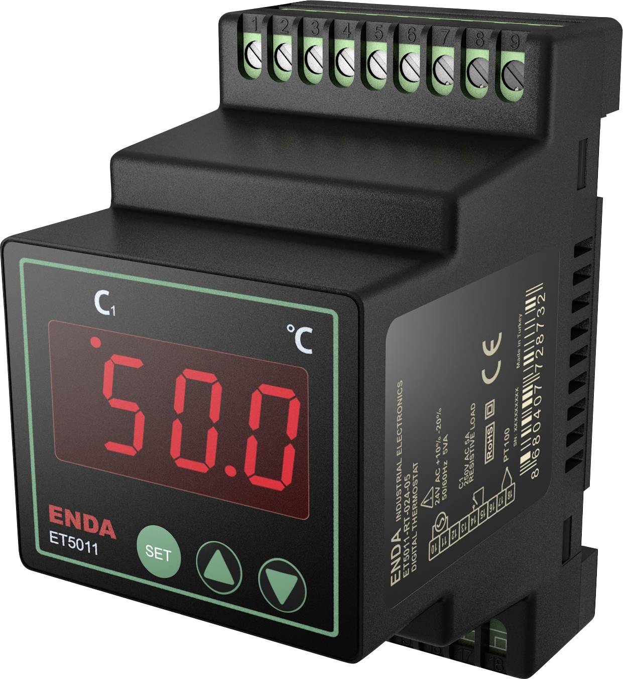 Enda PID termostat (d x š x v) 68 x 54 x 94 mm-0
