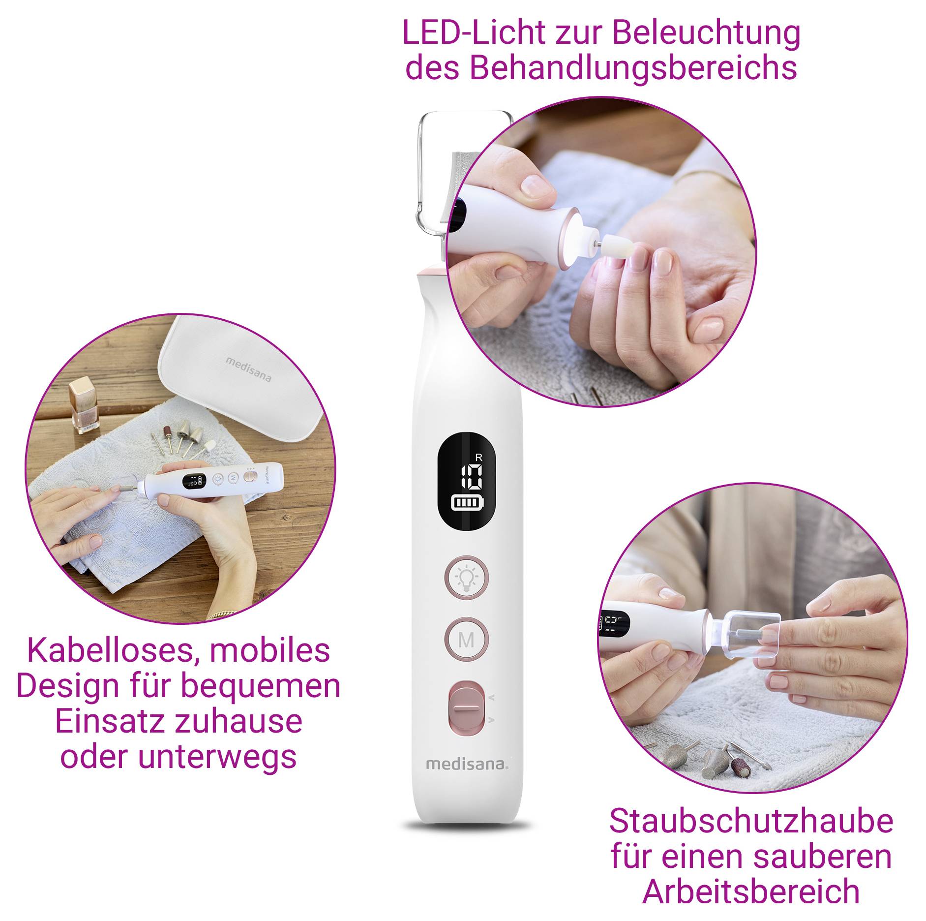 Medisana MP 940 Manicure/Pedicure Set sada pro manikúru a pedikúru-2