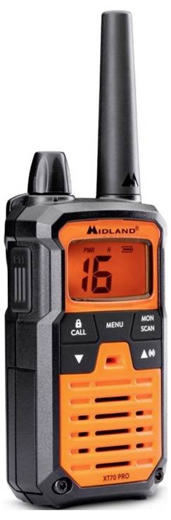 Midland Midland XT70 Pro Kofferset, PMR+LPD, Orange C1465.01 PMR radiostanice-4