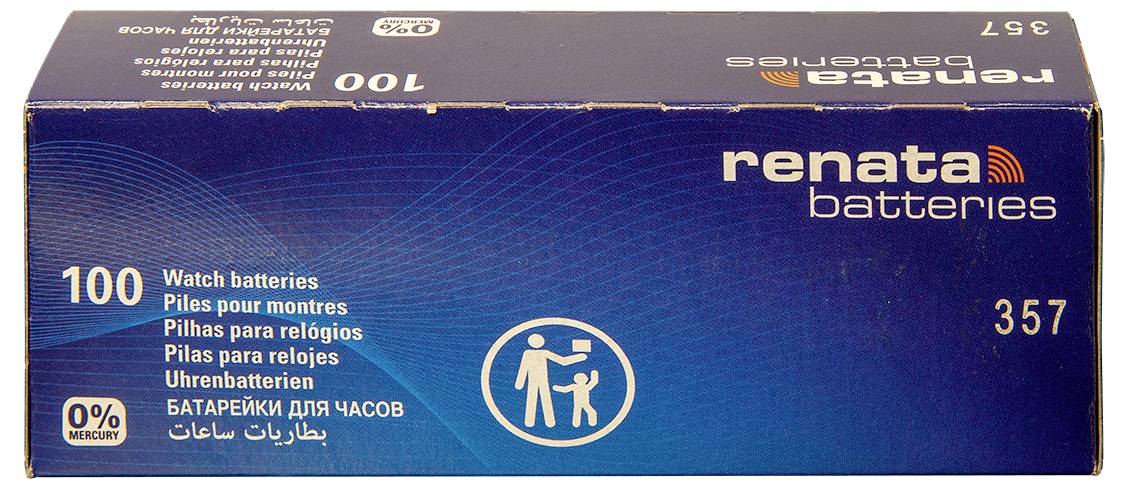 Renata knoflíkový článek 357 1.55 V 10 ks 160 mAh oxid stříbra 357 MP CE RENATA-1