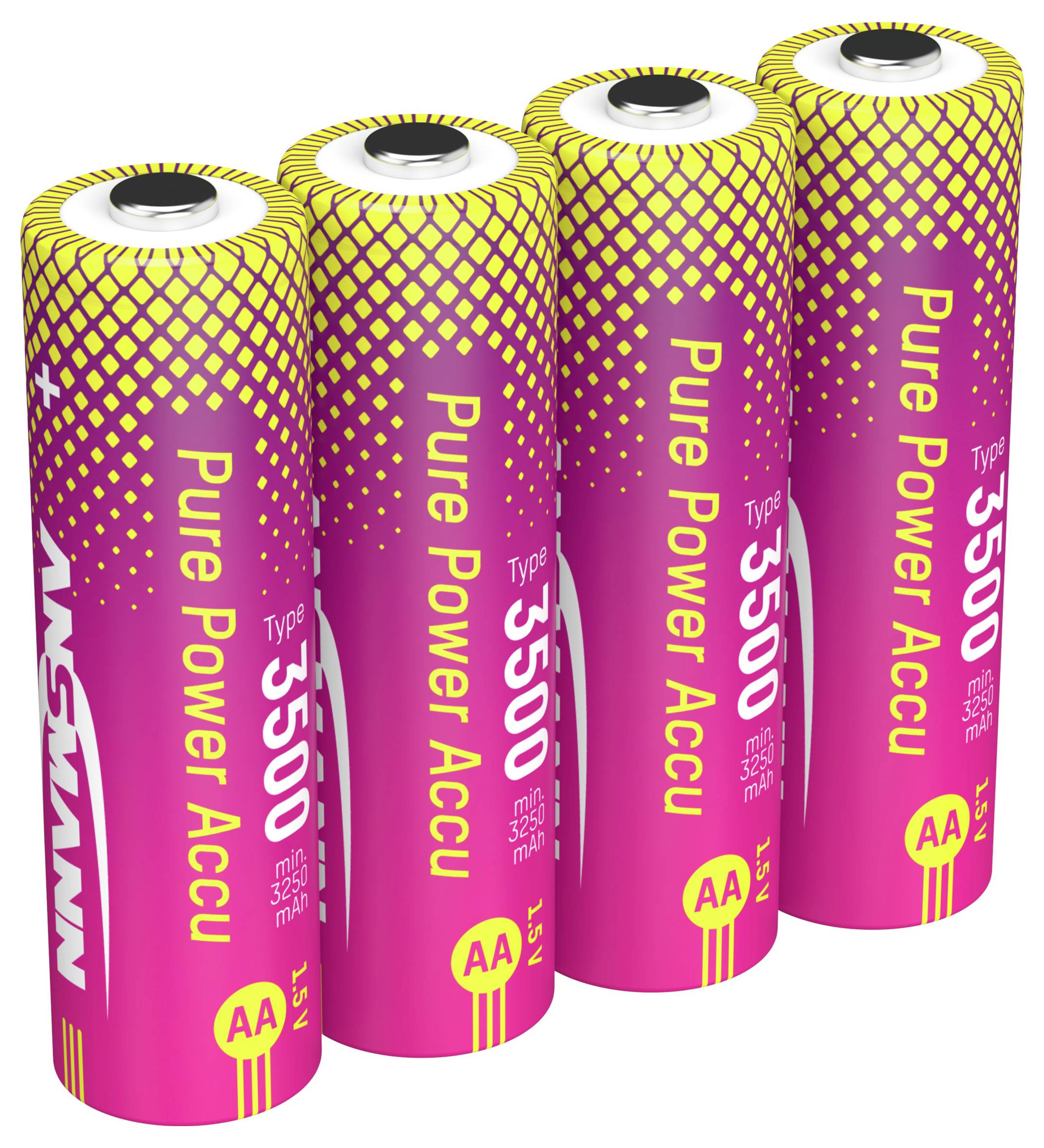 Ansmann Li-Ion Akku Mignon AA Typ 3500 (min. 3200 mAh) sada akumulátorů, Li-Ion, 3250 mAh, 1.5 V, 1 ks-1