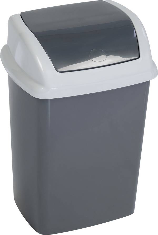 Maul  9520587 odpadkový koš, 5 l, plast, (š x v x h) 200 x 290 x 160 mm, šedá, 1 ks