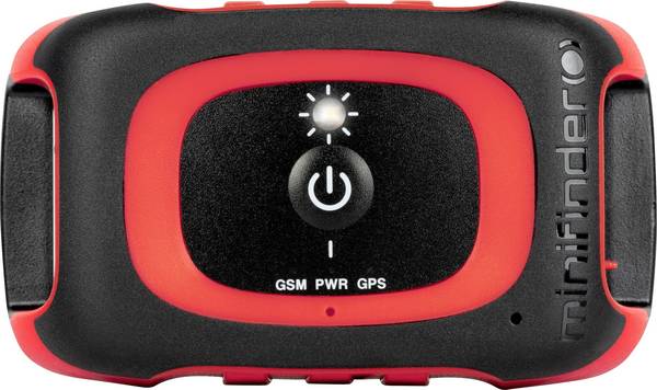 MiniFinder Rex GPS tracker lokalizace domácích zvířat, LIVE Tracking černá, červená 1 ks