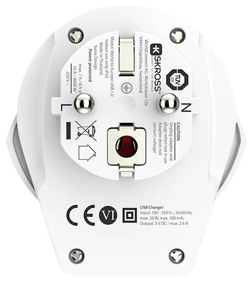 Skross 1.500266-E cestovní adaptér-1
