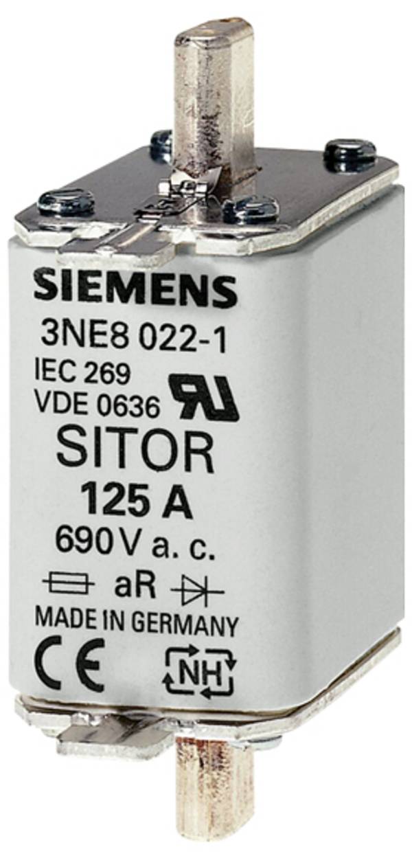 Siemens 3NE80211 NH pojistka   Velikost pojistky = 00     3 ks