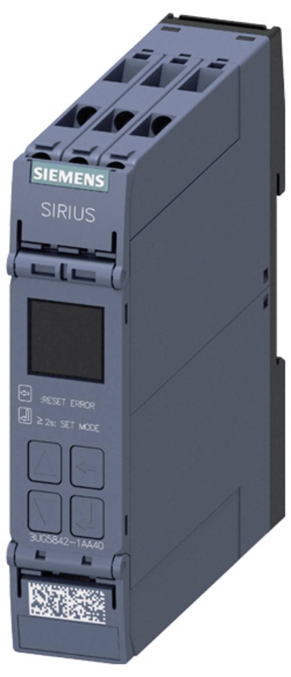 Siemens monitorovací relé 24 V/DC 1 přepínací kontakt 1 ks 3UG5842-1AA40 Zpožděný rozběh a návrat