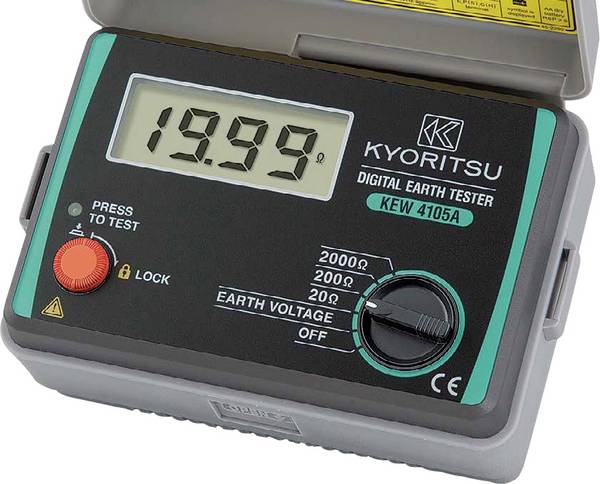 Kyoritsu KEW 4105A tester uzemnění, 5 MΩ (max)