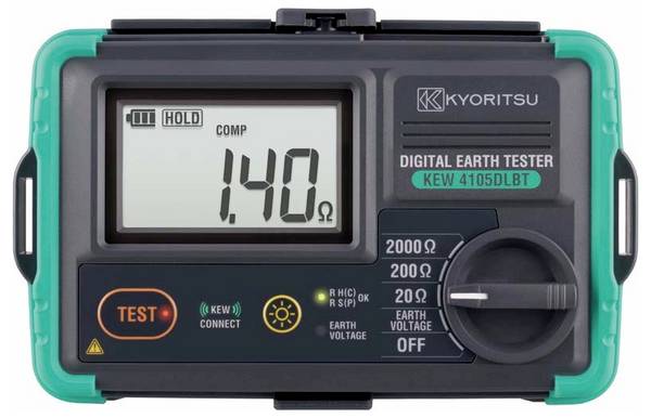 Kyoritsu KEW 4105DLBT-H tester uzemnění, 100 MΩ (max)
