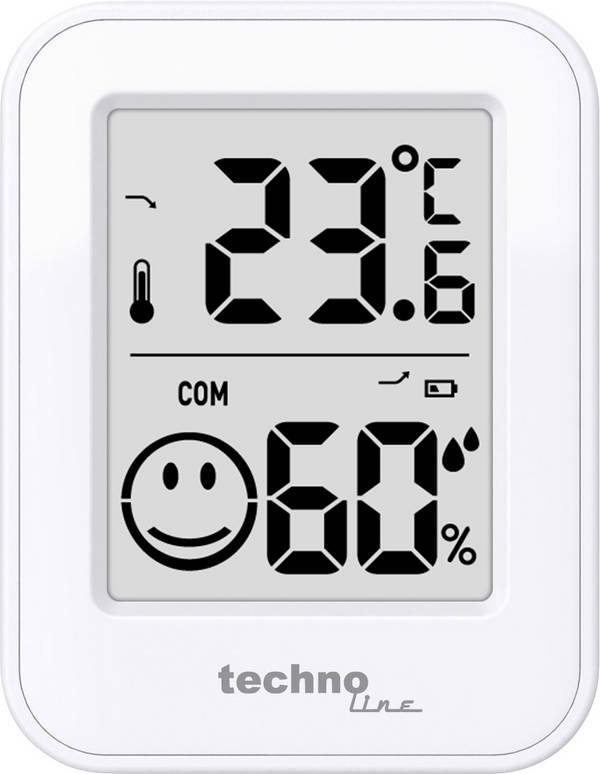 Techno Line WS9417 datalogger teploty a vlhkosti bílá WS9417weiß