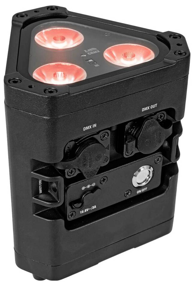 Eurolite 41700515 AKKU IP TL-3 QCL DMX LED reflektor Počet LED:3 10 W-2