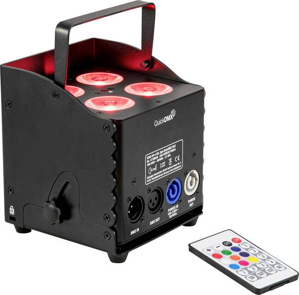 Eurolite 41700546 AKKU UP-4 QCL MK2 DMX LED reflektor  Počet LED:4 10 W