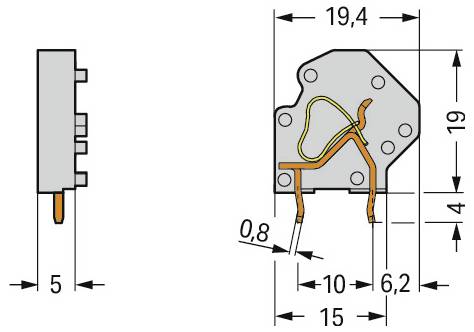 WAGO 745-3810 PCB terminál 200 ks-1