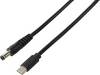 VOLTCRAFT USB měnič napětí, DC/DC měnič, s DC adaptérem, Dutá zástrčka: 5,5 x 2.1 mm., Černá