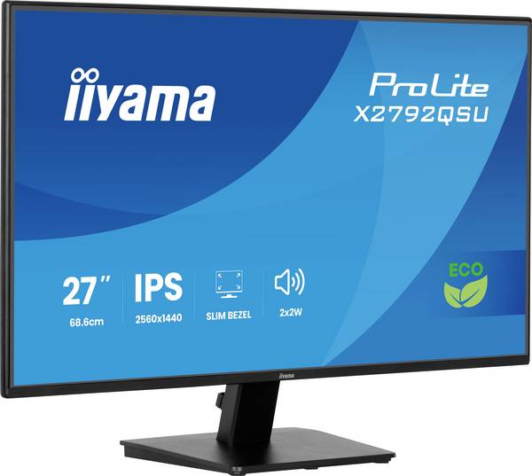 Iiyama ProLite LED monitor 68.6 cm (27 palec)2560 x 1440 Pixel, 16:9, 3 ms, IPS LED