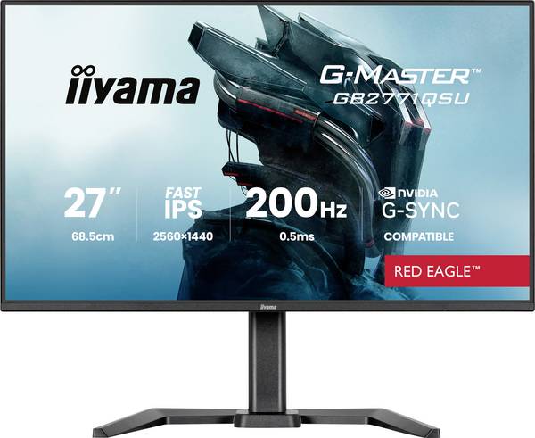 Iiyama G-MASTER herní monitor 68.6 cm (27 palec)2560 x 1440 Pixel, 16:9, 0.5 ms