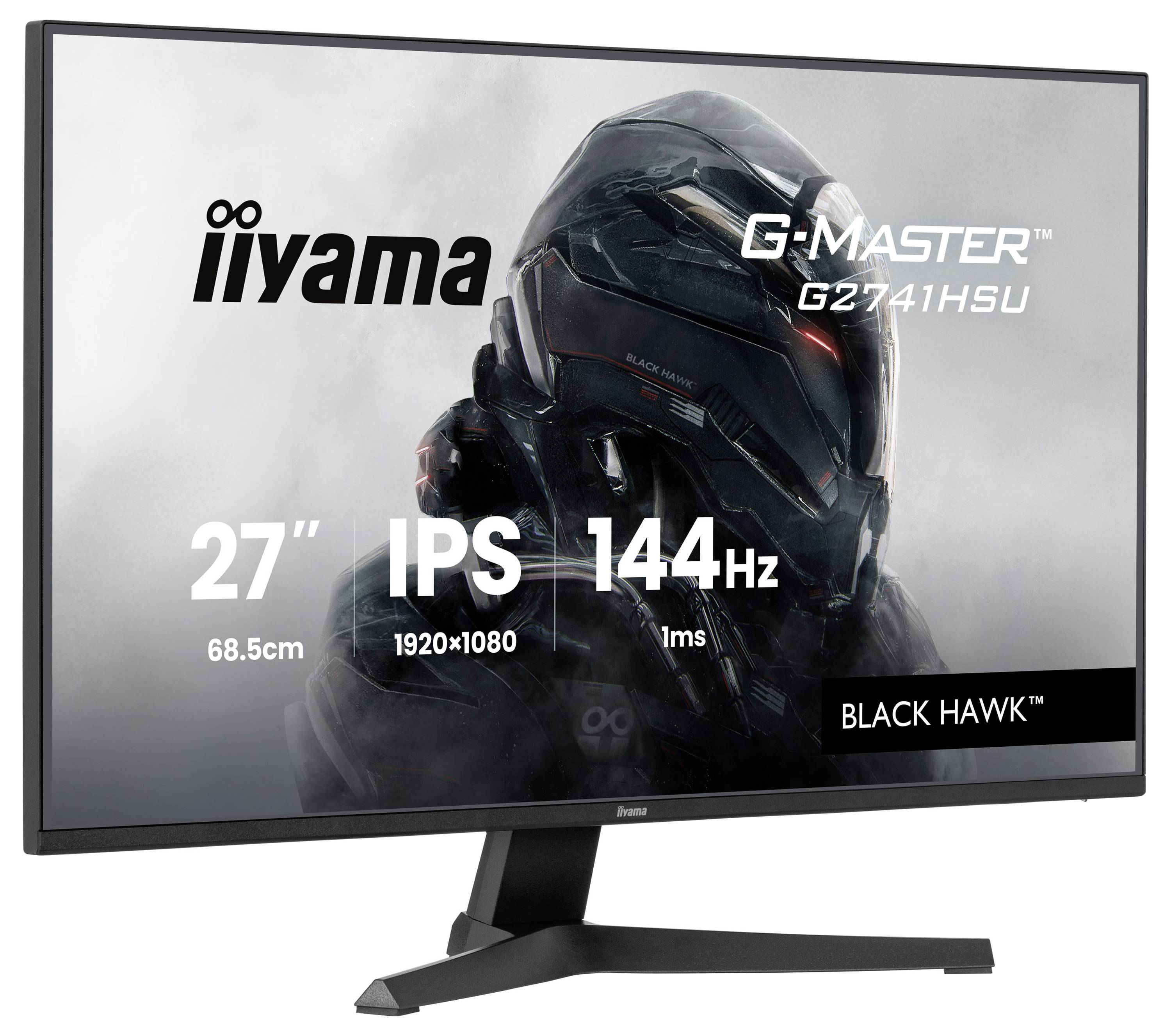 Boční pohled na moderní, plochý počítačový monitor s tenkým rámečkem na stojanu, který vykazuje jeho štíhlý design a funkci nastavitelného náklonu.