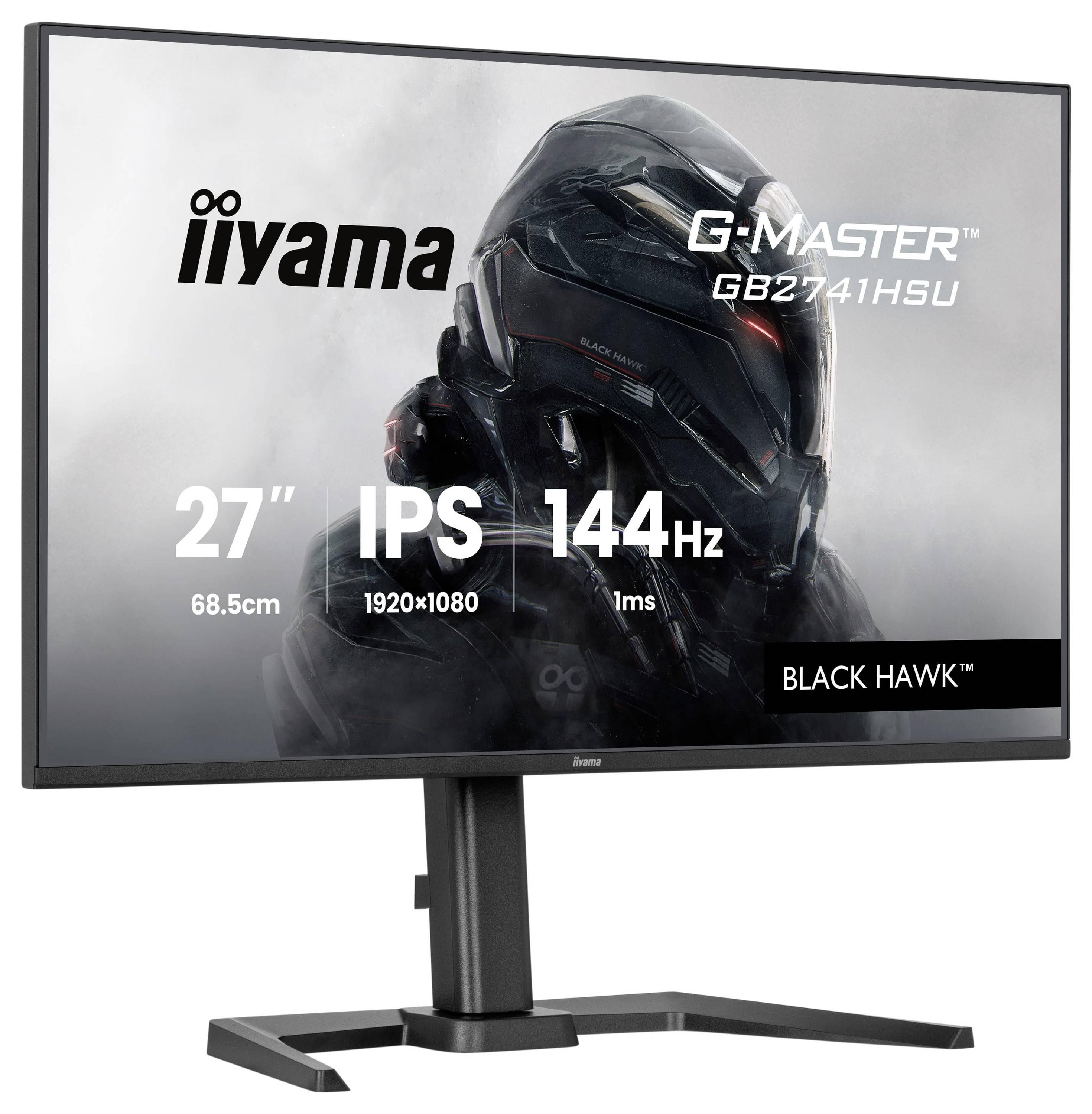 Iiyama G-MASTER herní monitor 68.6 cm (27 palec)1920 x 1080 Pixel, 16:9, 1 ms, VA LED-3